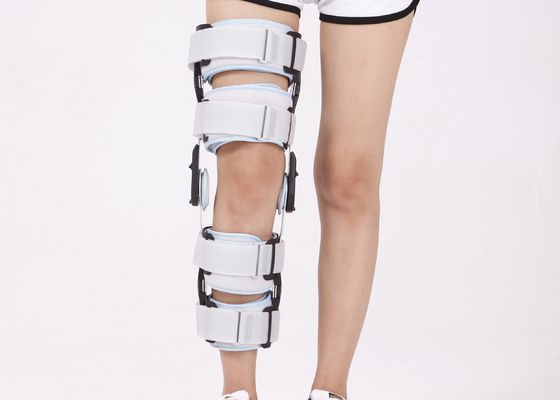 Gancho médico con bisagras de la ortosis del tobillo de la rodilla de la ortosis y diseño del lazo fácil llevar
